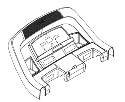 Image of Display Console Assembly Works with HZ Fitness TM660 Treadmill