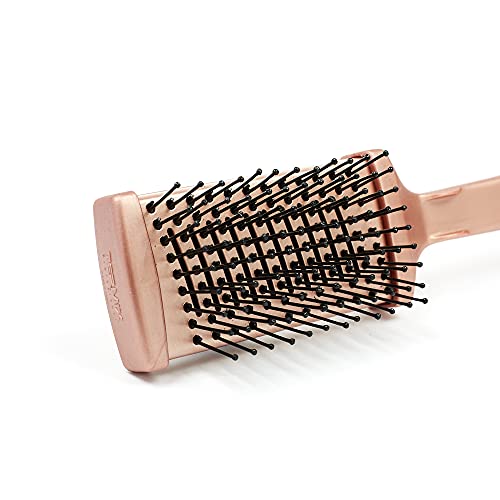 Termix Professional Gold Rose Large Thermal Flat Brush for Detangling and Smoothing Ceramic Technology for Quick Drying Intense Shine and Ergonomic Design - Image 4