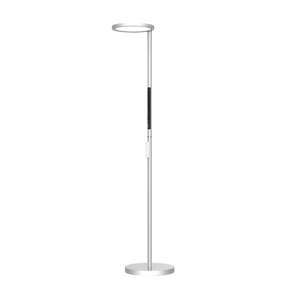 YYDS Standing Lamp Up and Down Dual Light Sources Floor Lamp Touch Control Reading Standing Lamp, With Remote Control Dimmer Floor Lamps Floor Lamp (Color : White)