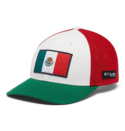 Image of Columbia Unisex PFG Fish Flag Mesh Ball Cap