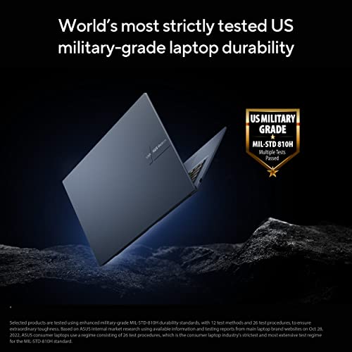Image of ASUS Vivobook 17 Laptop - 17.3 inch FHD Display - Intel Core 3 100U - 8GB RAM - 512GB SSD - Windows 11 Home - Quiet Blue - F1704VA-AS34