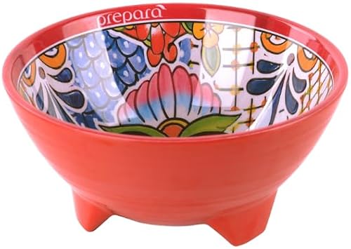 Prepara 6-Inch Talavera Taco Bowl, Red