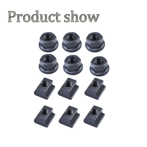 Image of kimllier 58Pcs 1 /2 Inch T-Slot Clamping Kits 3 /8 Inch - 16 Stud Clamping Kit Hold Down Clamp Clamping Set Kit Steel