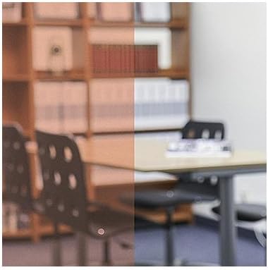 BDF 4SPRO - Película decorativa para ventana, color rosa escarchado brillante, opaco, privacidad, 47 pulgadas x 12 pies