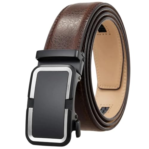 Men's Formal Leather Belt, 3.5Cm Automatic Buckle Work Belt, Box Packaging Aaaa-1 130cm