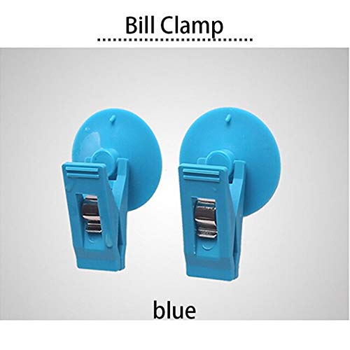 Fastener & Clip Huscus for Hyundai Solaris i30 Tucson 2017 ix35 Accent Mazda 3 6 cx-5 Abarth Chery Auto Car Sunglasses Holder Sunshade Fasteners - (Color Name: 2 pcs Blue)