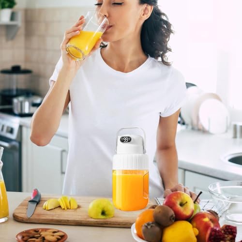 Blender extracteur de jus nomade avec bouteille étanche de 1 litre