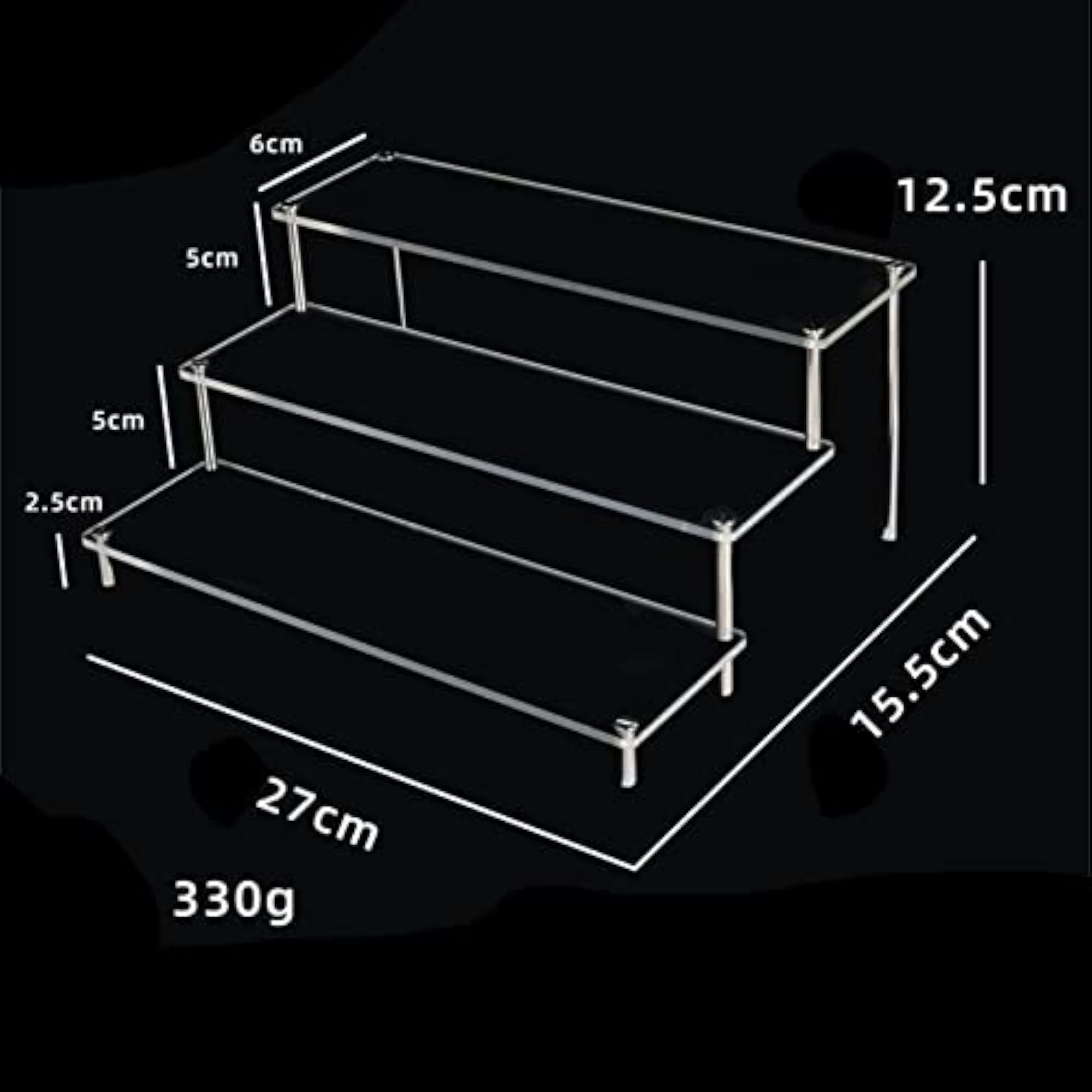 Acrylic Display Stand Riser for Jewelry Models