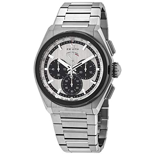 Zenith Defy El Primero 21 Chronograph Automatic Silver Dial Titanium Men's Watch 95.9005.9004/01.M9000