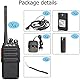 Retevis RT24 Funkgerät Set, Walkie Talkie 4er Set Lizenzfrei, 16 Kanäle CTCSS/DCS VOX, Professionell PMR Funkgeräte mit Headset und EU-Stecker Ladeschale (4 Stück, Schwarz)