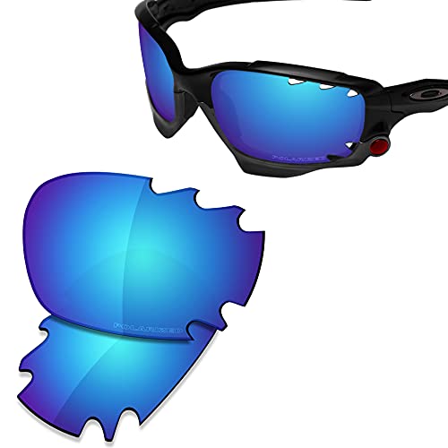 Image of SAUCER Premium Replacement Lenses & Rubber Kits for Oakley Jawbone Vented Racing Jacket (Low Bridge Fit) | UV400 Protection