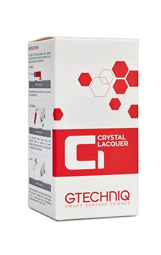 Gtechniq C1 Crystal Lacquer Ceramic Coating for Cars 1 fl oz | High Shine Crystal Clear Finish Prevents Minor Scratching Easy to Apply Ideal for Matte Paint Finishes Up to 5 Years Durability