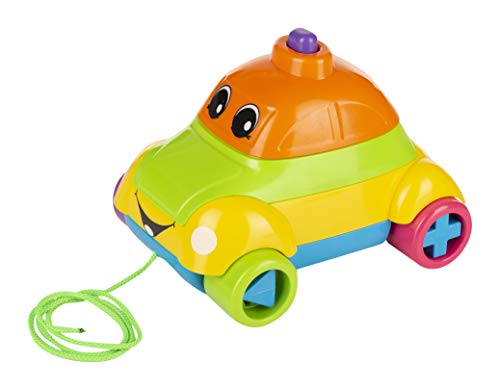 Image of Giggles Nico The Giraffe, Yellow & Giggles - 1073300 Stack a Car, Multi Color