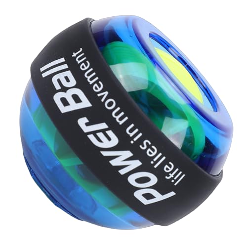 RASTKY Pelota de Entrenamiento de Muñeca, Potente Bola Giroscópica de Fuerza para Entrenamiento de Brazos y Antebrazos, Herramienta Compacta de Fitness para Trabajadores de Oficina y Atletas, (Blue)