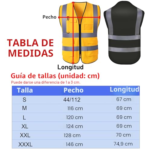 Miniatura 5 de Shaxzhen Chaleco De Seguridad Personalizado Para Hombre Y Mujer Con Bolsillos Con Logotipo Ropa De Trabajo Protectora De Alta Visibilidad Personalizada Con Tiras Reflectantes, Azul, L