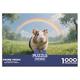 Guinea-Schwein, 1000 Teile, Puzzlespiel, Lernspiel, kreativ, schöne Dekoration, Puzzle für Erwachsene und Kinder, 38 x 26 cm, 1000 Stück