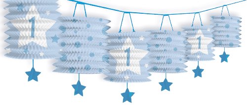1st.birthday Boy Paper Lantern Garland