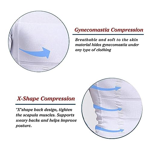 BIGFOX Compression Shirts Men Slimming Body Shaper Gynecomastia Mens Shapewear Tummy Control Short Sleeve Shirt Tank Top2