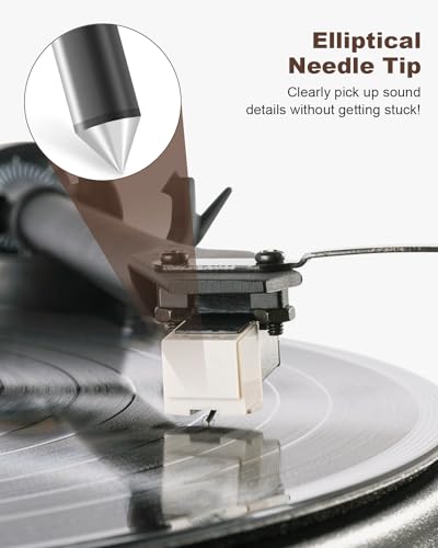 Pacote com 2 canetas de reposição ATN3600L para modelos Audio-Technica AT-LP60X AT-LP60XBT AT-LP60XB