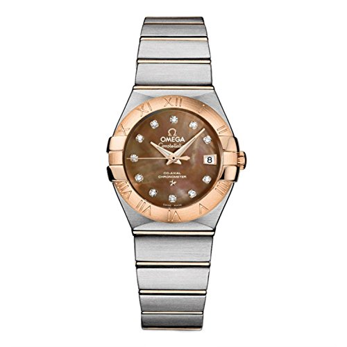 Omega Constellation Brown Mother of Pearl Dial Ladies Watch 12320272057001