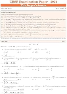 Oswaal CBSE Sample Question Papers Class 10 Mathematics Standard Book (For 2025 Exam)