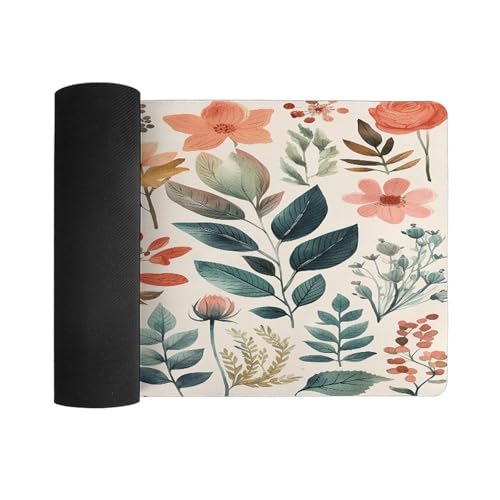 Watercolor Flowers Pad para Escritorio Grande Antideslizante miniatura 3