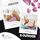 Liebesfreunde® Aufblasbares Kissen - Sex Lendenkissen für mehr Spaß - Kissen aufblasbar für Sexstellungen - Sexspielzeug für Frauen, rosa