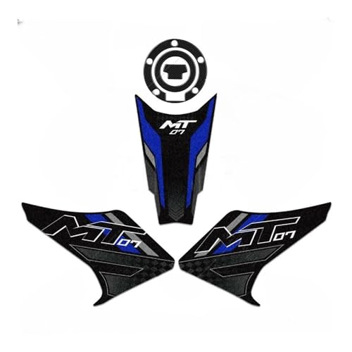Autocollants moto de protection réservoir MT07 grip latéral antidérapant