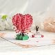 3D Pop Up Hochzeitskarte mit Geschenktasche Schöne Geldgeschenk Hochzeit Halter, Nachdenkliche Hochzeitsgeschenk für Jungvermählte Perfekte Hochzeitsgeschenk für Jahrestage