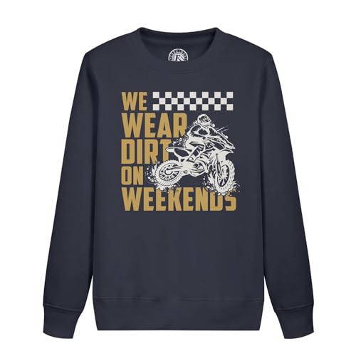 Sweatshirt enfant moto robuste pour jeux extérieurs et cross