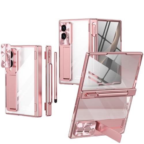 Coque Galaxy Z Fold 8 rose anti-rayures pour éviter les bris d'écran