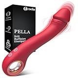 Cacuola Vibrator Dildo, Gebogene Schneller-Stoßfunktion Dildos Sex Spielzeug für die Frau, Präzise Stimulation des G Punkt Vibration für Frauen, Blitzladung Vibratorensets für Frauen Sexspielzeug