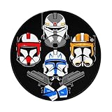 スターウォーズ 円形 男女兼用デスクパッド ワイヤレスゲーミングマウスパッド 家庭兼用デスクマット 1 Pc