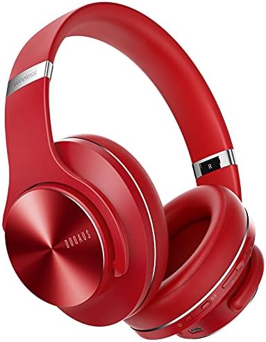 DOQAUS Bluetooth Headphones Over Ear, [52 Hrs Playtime] Wireless Headphones, 3 EQ Modes, Foldable Hi-Fi Stereo Bass Headphones, Soft Memory Protein Earmuffs, Built-in Mic  Wired Mode for Phone/PC/TV