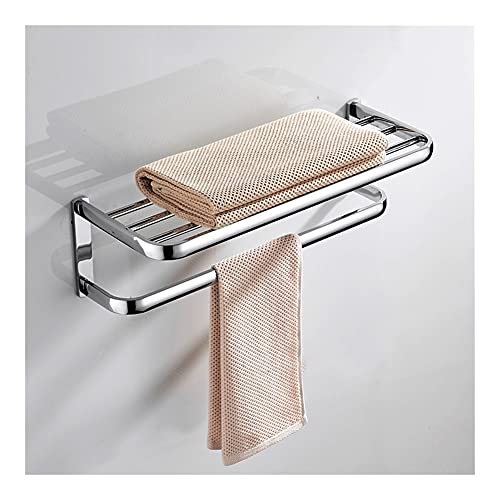 Porte-serviettes mural en laiton style européen chic pour salle de bain