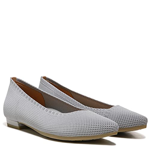 Vionic Dahlia Women's Ballet Skimmer Flat Light Grey Knit - 9 Medium #TOP1