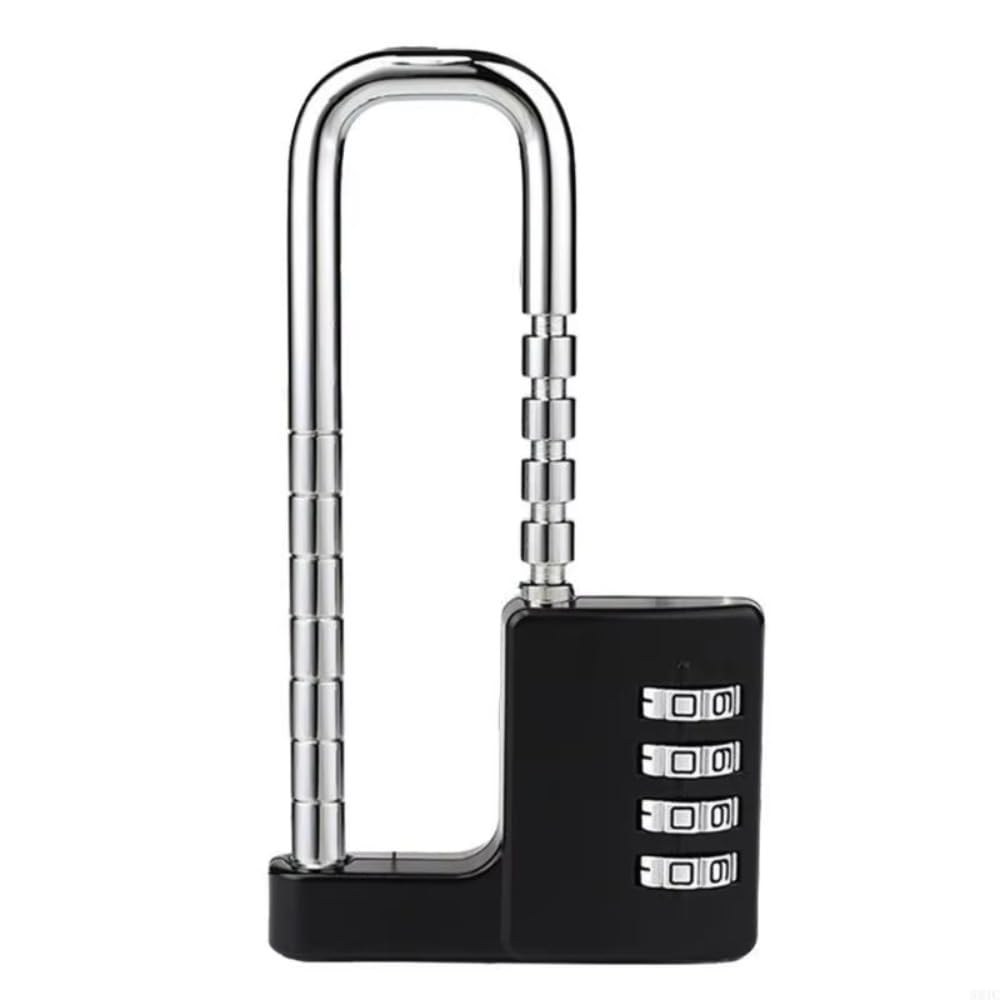 Cadenas réglable à 4 chiffres en alliage d'acier pour casier de sport