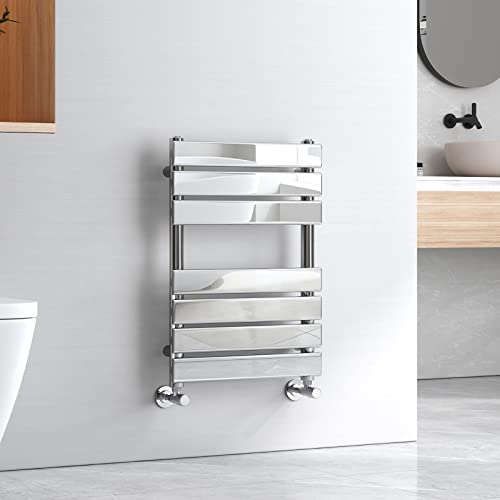 EMKE Heated Towel Rail 650 x 450 mm, Chrome