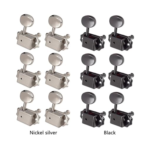 6 pcs Afinadores para Guitarra Locking Tuning Pegs miniatura 3