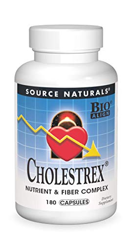Source Naturals Cholestrex - Nutrient & Fiber Complex Supports Healthy Cholesterol Levels - 180 Capsules
