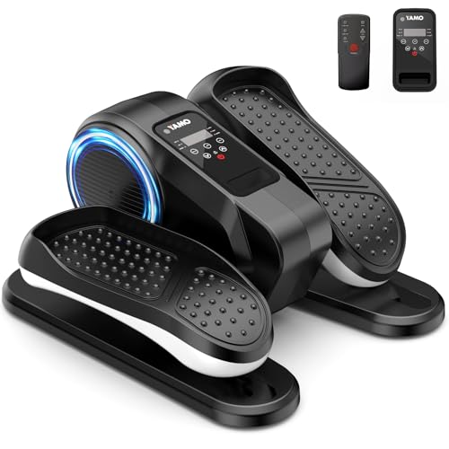 YAMO YE10 Untertisch-Ellipsentrainer, Mini-Heimtrainer für Senioren & Büro – 12...