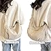 Sanxiner Crescent Crossbody Bags for Women Nylon Slouchy Sling Hobo Bag,Spacious Shoulder Handbag Trending Cross Body Purses (1-Beige)