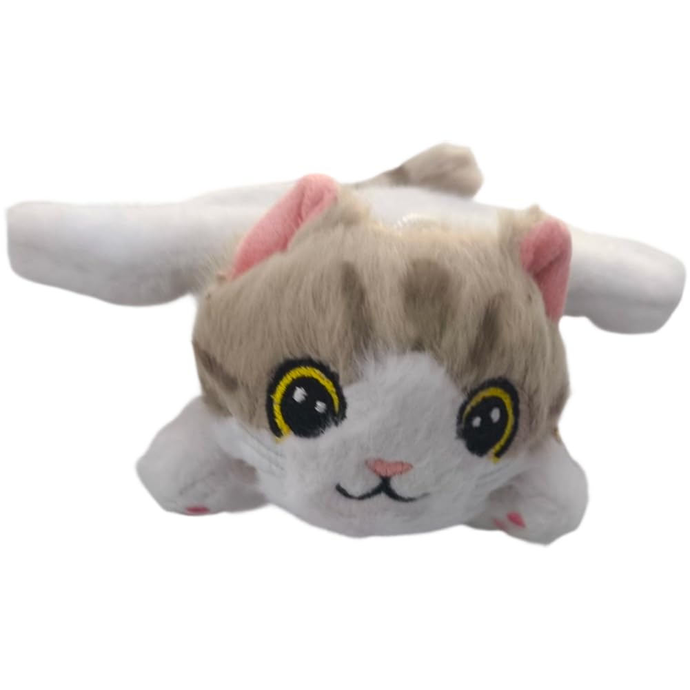 Fituenly Cat Plush Keychain for Backpack Cute Deer Plush Purse Bag Handbags Charm Pendant Decoration Gift for Women and Man