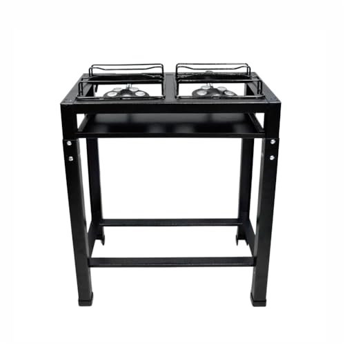 Roa Fogão Industrial 2 Bocas Jr Alta Pressão Preto C/Mangueira - Imagem 6