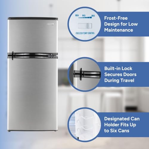 RecPro 4.4 Cu Ft RV Refrigerator