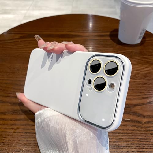 Coque silicone liquide pour iPhone 14 Pro Max : antichoc intégral avec dos mat soft cover