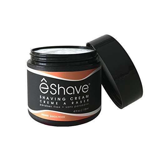 êShave Shave Cream, Orange Sandalwood, 4 oz - Thumbnail 2
