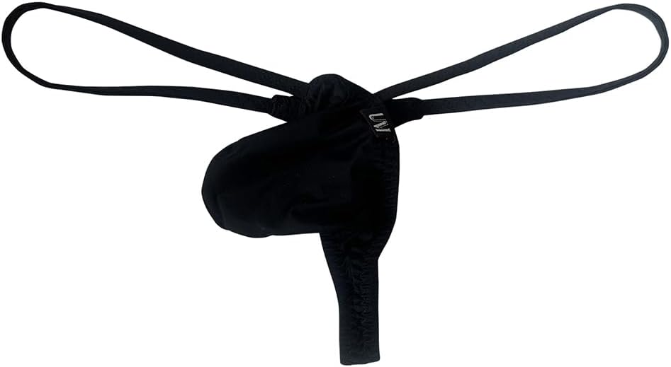 COMLIFE Men's Sexy T-Back Thong Breathable Ice Silk Bikini Underwear - Image 3