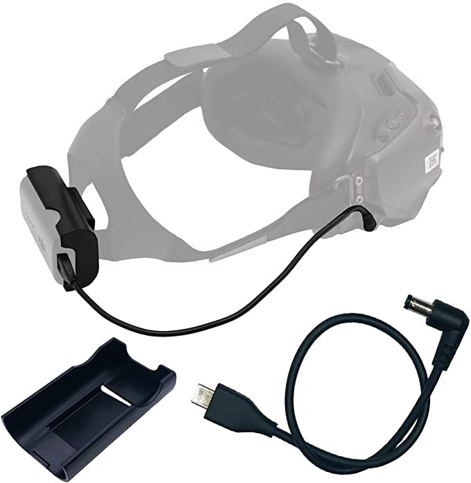 ANCLLO Goggles 2 Power Cable and Battery Bracket for DJI Avata Goggles 2 for DJI Avata Pro-View Combo Goggles 2 Accessories(Not for FPV Goggles V2)