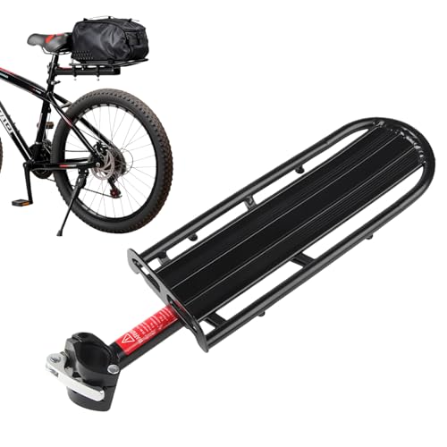 Porte-bagages de vélo arrière réglable en aluminium pour vélos de route